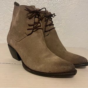 Frye Sacha Chukka Suede Lace-up Ankle Boot